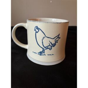 I Love It 2018 SD Large Mug with Blue Lined Chicken and Rim